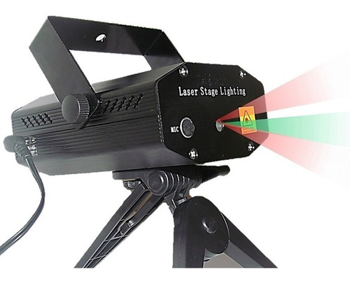 Projetor De Luz Holografico A Laser Ativa Por Som Da Festa