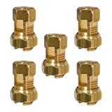 Kit 5 Conector Parafuso Fendido Fio Cabo Até 16mm Split Bolt