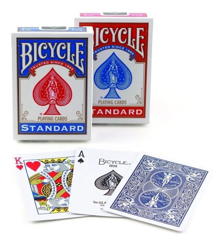 2 Barajas Cartas Bicycle Standard + 2 Gaff Magia