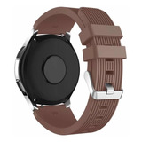 Correa De 22mm Para Galaxy Watch De Caucho Premium D15 Color Cafe