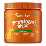 Snack Masticables Probiótico Zesty Paws Para Perros 
