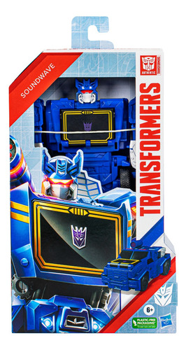 Boneco Transformers Authentics Soundwave F6761 Hasbro