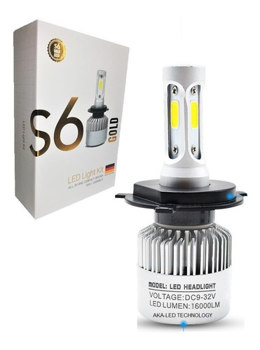  Cree Led Gold Moto H4 Hs1 Alta Baja 22000lm  Titan  Cg 150 