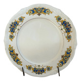 Plato Decorativo Porcelana Inglesa Grande Antiguo