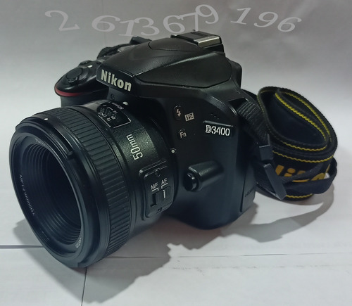 Cámara Nikon D3400 Con Yongnuo 50mm F1.8 Consultar 