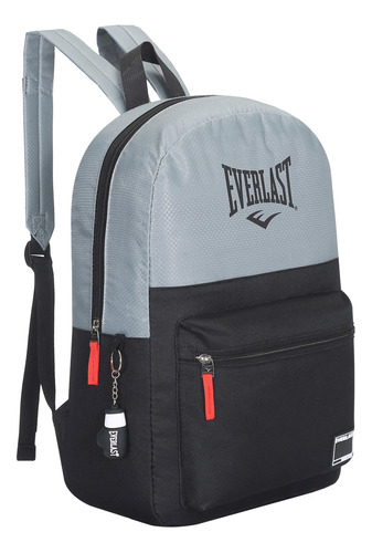 Mochila Everlast Deportiva Antirrobo + Llavero Acolchada!!  