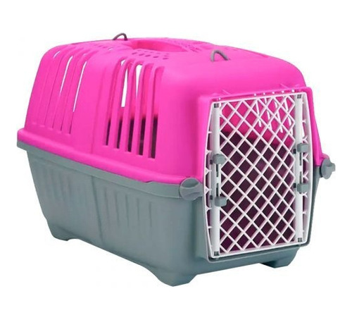 Caja Transportadora Para Mascotas Perro Y Gato 46x27x28 Cm
