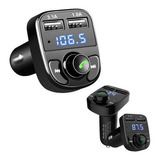 Adaptador Bluetooth Carro Carregador Usb Transmissor Fm Nfe