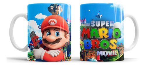 Kit Imprimible Plantillas Tazas Super Mario Sublimación M6