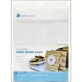 Papel Blanco Adhesivo Para Imprimir., Blanco, Paquete De 1