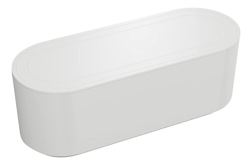 Caja Organizador De Cables Moderna Blanca 33 X 13 X 11 Cm