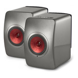 Caixa Monitor Kef Ls50 Wireless Titanium Cinza Par