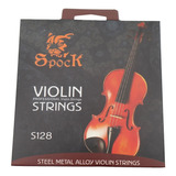 Encordado Para Violin 3/4 - 4/4 Spock Semiprofesional Import