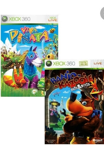 Banjo Kazzoie Nuts Bolts + Viva Piñata Xbox 360 Frete Grátis