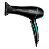 Secador De Cabelo Mondial Black Tiff Black Tiff Scn-16 Preto E Azul 220v