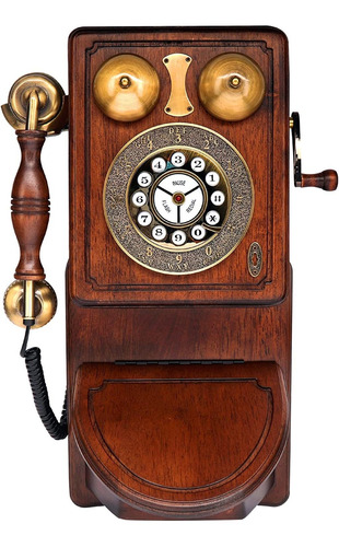 Teléfono De Pared Pyle, Estilo Clásico Vintage, Con Cable