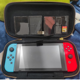 Nintendo Switch + Estuche Original Zelda Botw + Juego Zelda 