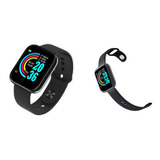 Relógio Smartwatch D20 Pro Batimento Cardiaco Cor Da Caixa Transparente Cor Da Pulseira Preto Cor Do Bisel Preto