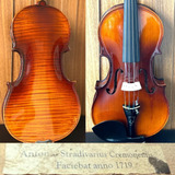 Violino 4/4 Tcheco Antigo Cópia Stradivarius Aprox. 120 Anos