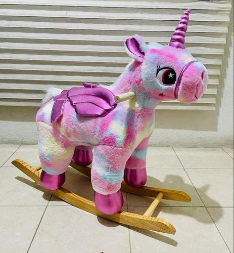 Caballo / Peluche  Montable Mesedora Con Sonido