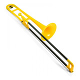 Trombón Selmer De Plástico Pbone1 Amarillo Con Funda 