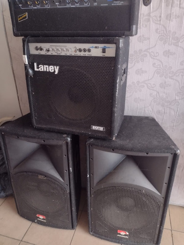 Amplificador Laney Richter Bass Rb3 Para Bajo De 65w