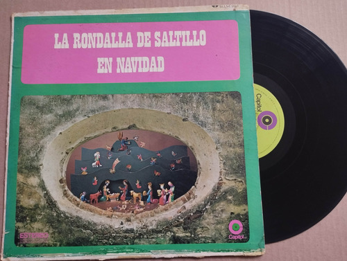 La Rondalla De Saltillo -en Navidad--disco De Acetato