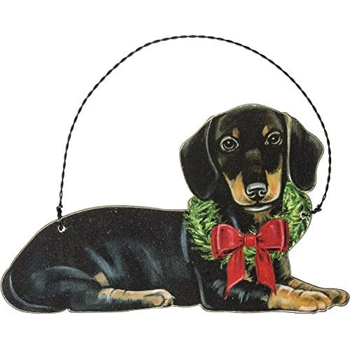 Ornament - Decoración Del Hogar De Navidad Dachshund