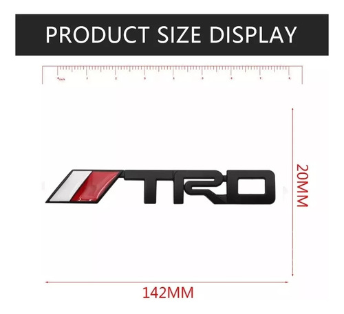 Emblema Para Auto Logo Deportivo Trd Sport Mugen Foto 2