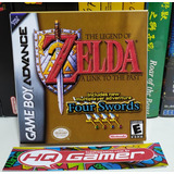 Legend Of Zelda: Four Sword - Box Do Jogo (game Boy Advance)