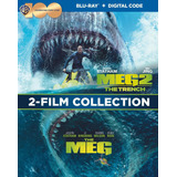 Blu-ray The Meg 1 & 2 / Megalodon 1-2 / Incluye 2 Films