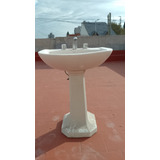 Antigua Bacha Baño Con Pedestal