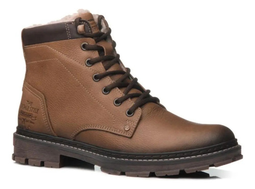 Bota Coturno Masculino Forrado Pegada 181795