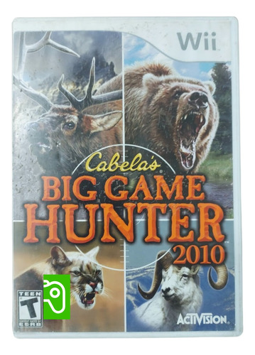 Cabela's Big Game Hunter 2010 Juego Original Nintendo Wii 