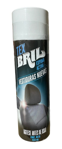 Limpiador De Vestiduras Tex Bril Espuma 433 Ml