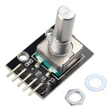 Módulo Encoder Rotativo Ky-040 C/ Chave Arduino Raspberry Pi