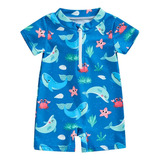 Traje De Baño Niño/bebe     Ballenas Y Delfines    