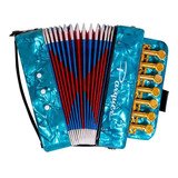 Acordeon Para Niños 3 Bajos 7 Botones/teclas Tipo Verdulera