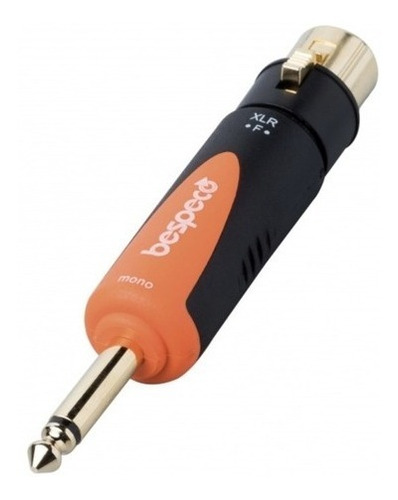 Adaptador Ficha Xlr Hembra A Plug Mono Bespeco Slad500