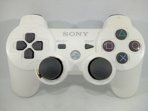 Controle Joystick Ps3 Playstation 3 Branco Original Ler Desc
