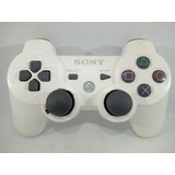 Controle Joystick Ps3 Playstation 3 Branco Original Ler Desc