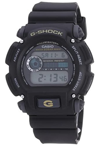 Reloj Deportivo Casio G-shock Dw9052-1bcg De Resina Negra Pa