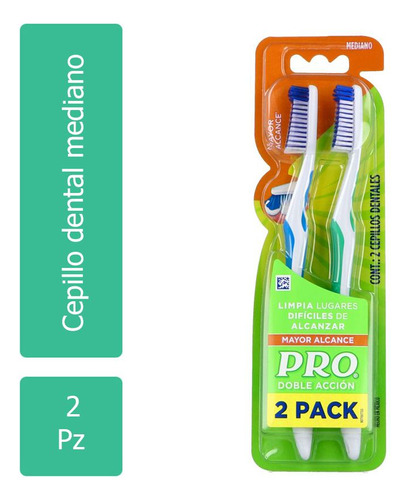 Oral B Pro Cepillo Dental Doble Acción Empaque 2x1 Precio Es