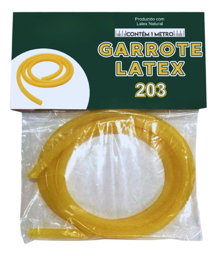 Elástico Garrote Látex Borracha Tripa Mico 1 Metro Nº203