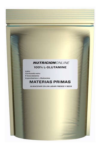 100% L- Glutamine (500 G) Glutamina Pura