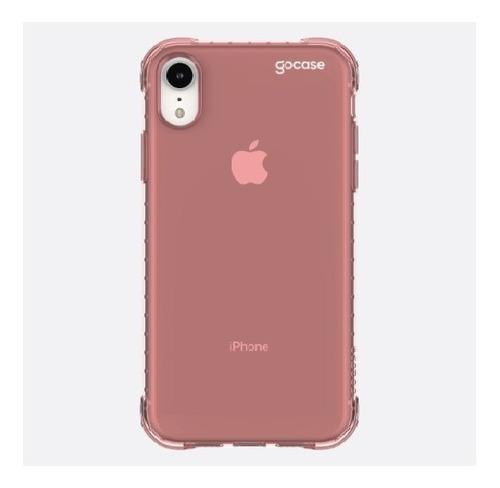 Capa  Capinha  Gocase Para Todos  iPhone Rosé Transparente