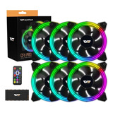 Cooler Fan Aigo Cf11 Pro Rgb T/ring 6 Fans +controladora +ir