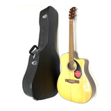 Violão Fender Dreadnought Cd-60sce Tampo Maciço C/ Case Novo