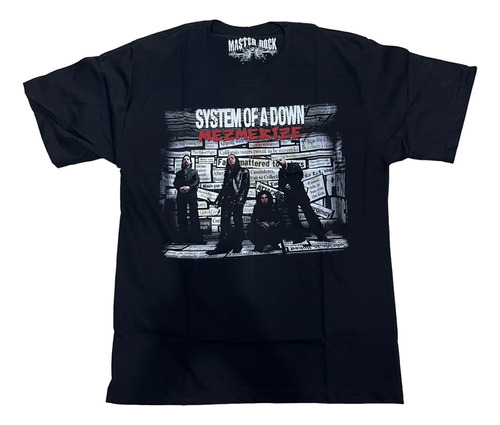 Camiseta System Of A Down Soad  Blusa Adulto Unissex Mr392