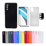 Case Capinha Premium Para Samsung Galaxy A03s + 3 Películas 